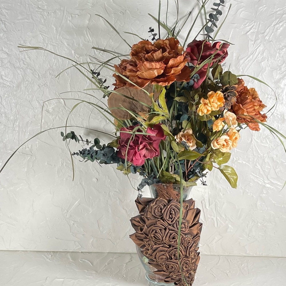 *Custom Elegant Fall Floral Arrangement